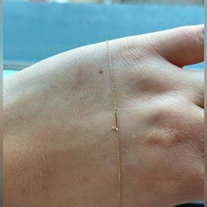 Gorjanna 14k gold “J” necklace